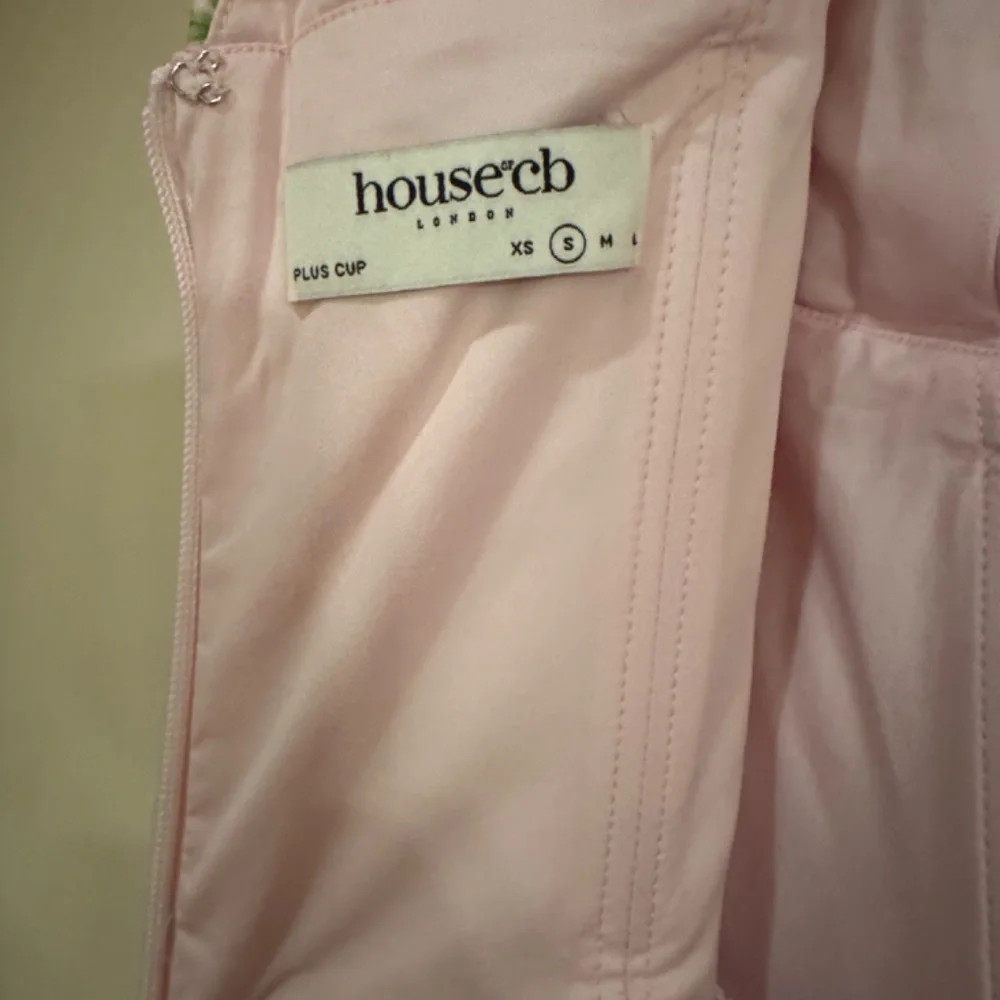House of CB EMMELINA Pink Meadow Print Cotton Corset Sundress Plus Cup S / Small - Picture 5 of 5